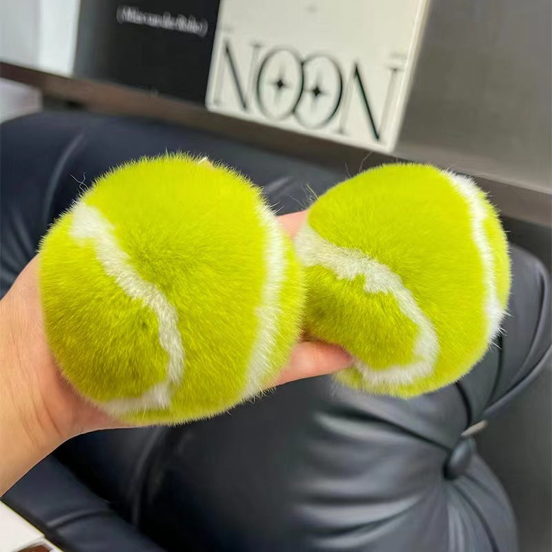 Wholesale Tennis Plush Ball Keychain